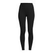 et par sorte Casall Multi Rib Seamless High Waist Tights træningstights (dame)