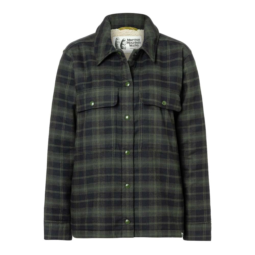 Flanelskjorte fra Marmot Ridgefield Heavyweight Sherpa i dammodel.
