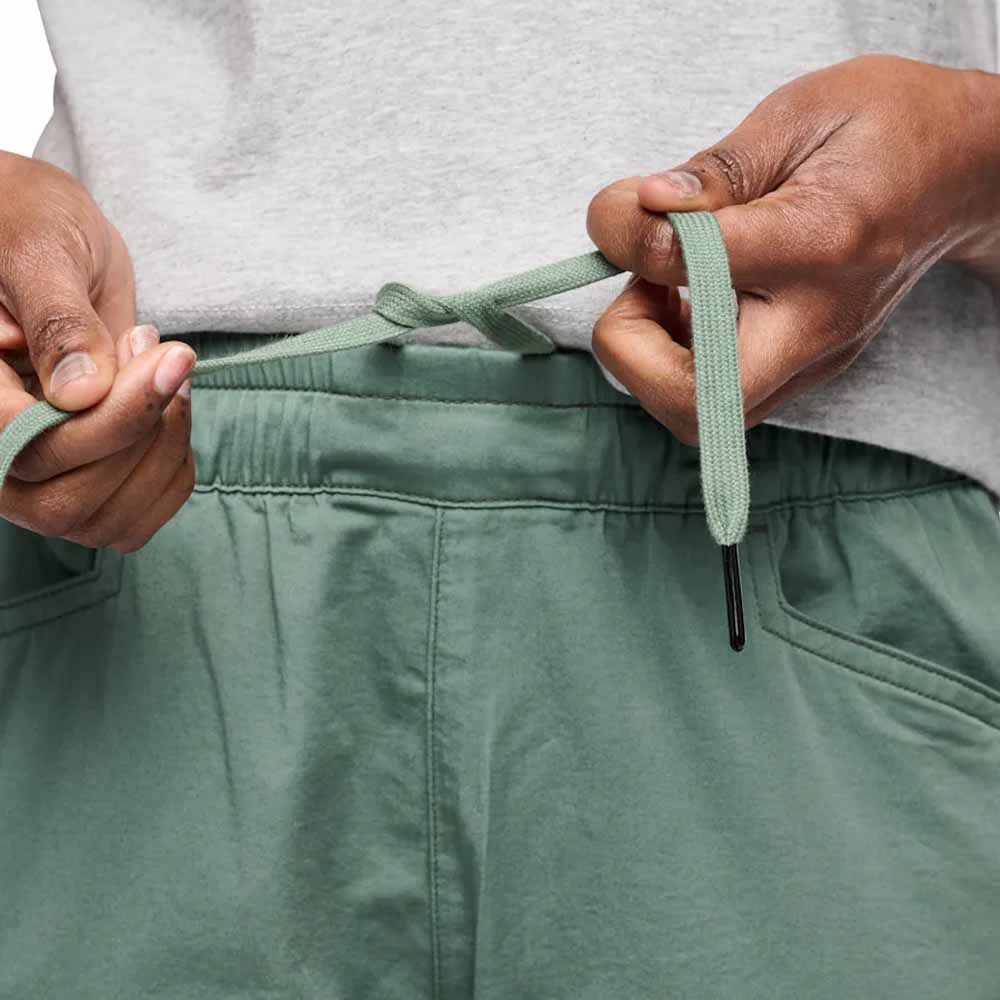 Snøring på indersiden af de behagelige Black Diamond Notion Pants friluftsbukser (dame) - 2024