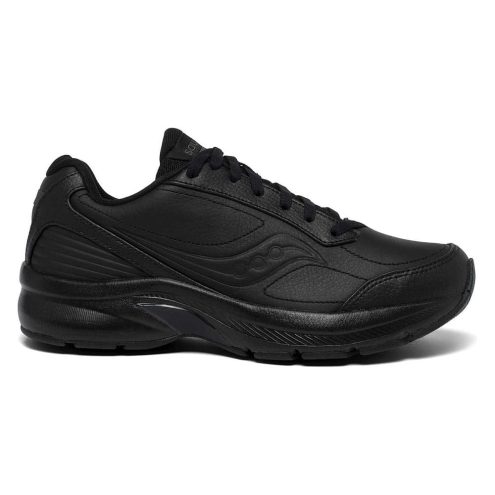 Et par stødabsorberende, flotte Saucony Omni Walker 3 Wide- og original (dame) i farven black