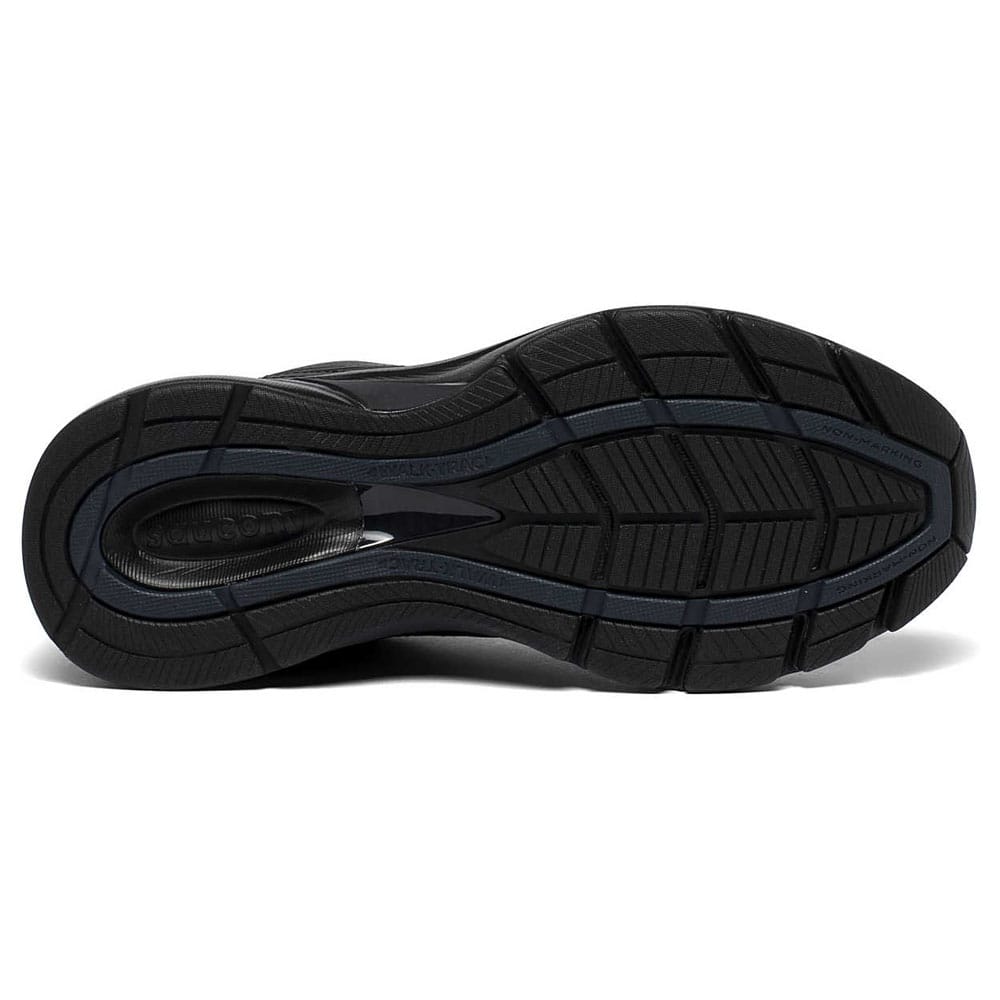 Sål på et par stødabsorberende, flotte Saucony Omni Walker 3 Wide- og original (dame)