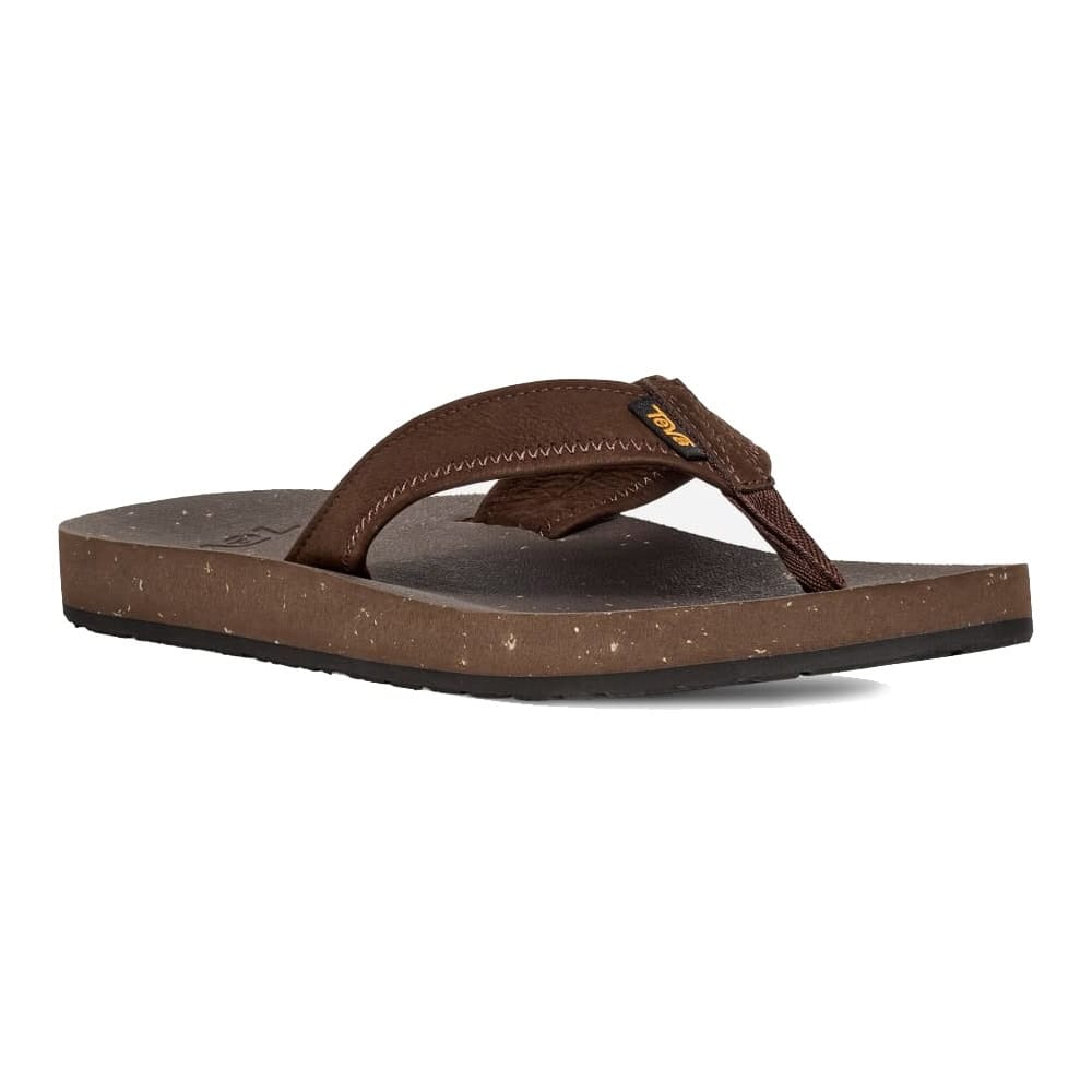 Teva ReFlip Leather klip-klapper (herre) - set skråt forfra
