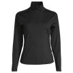 Casall Serene Half Zip Long Sleeve træningstrøje (dame) i sort