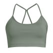 Casall Sleek Strappy Sports Bra sports-bh (dame) i farven dusty green