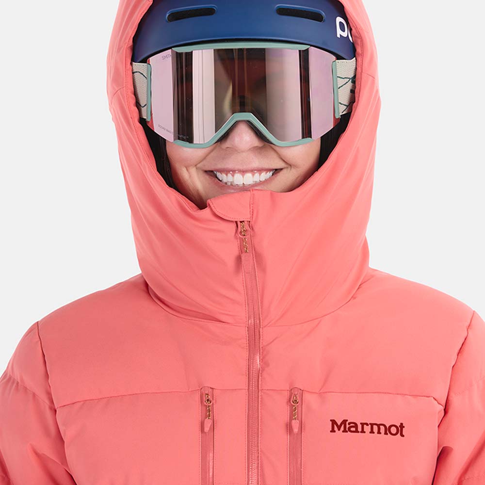 Marmot Wm‘s Slingshot skijakke (dame) med hætten på