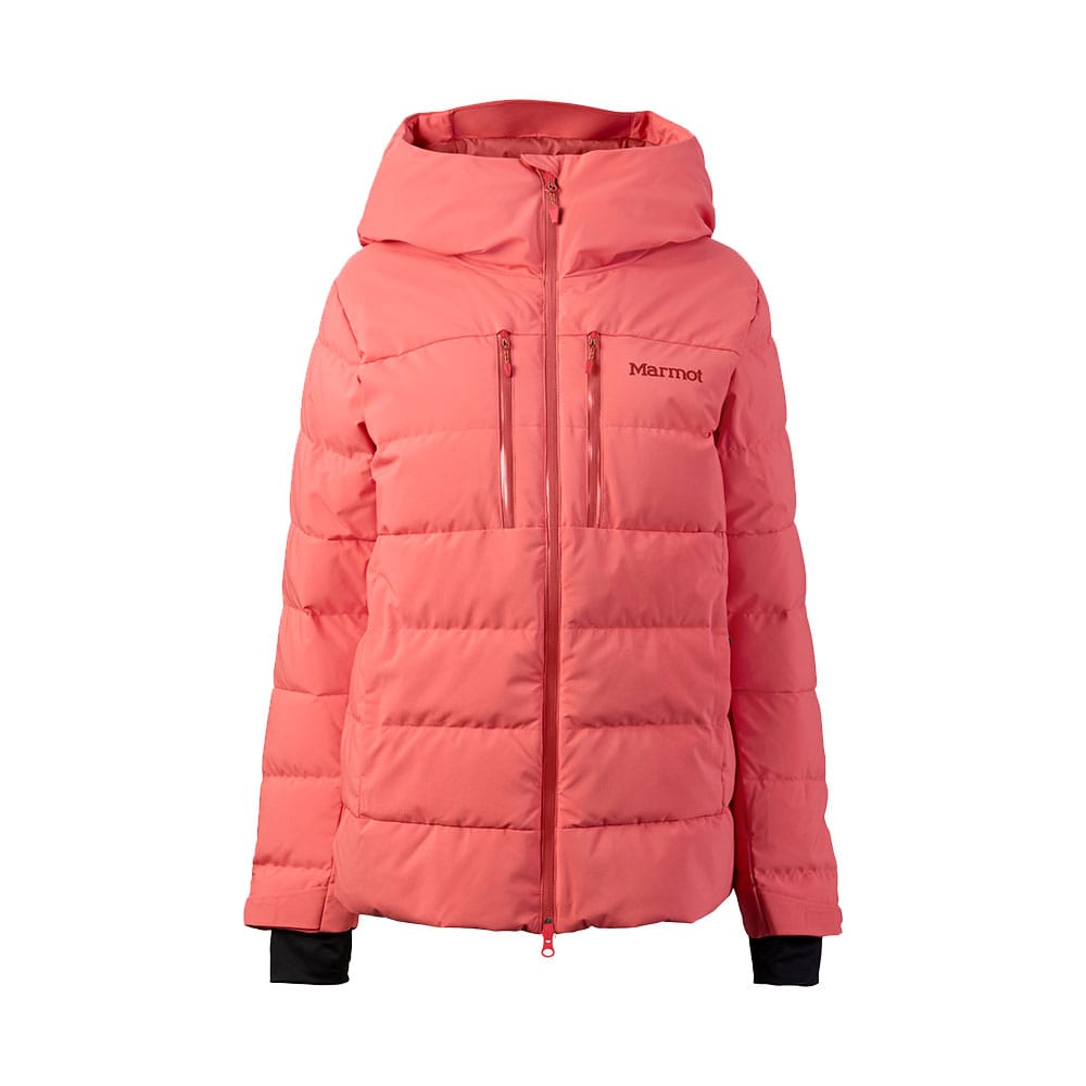 en Marmot Wm‘s Slingshot skijakke (dame) i farven greapefruit