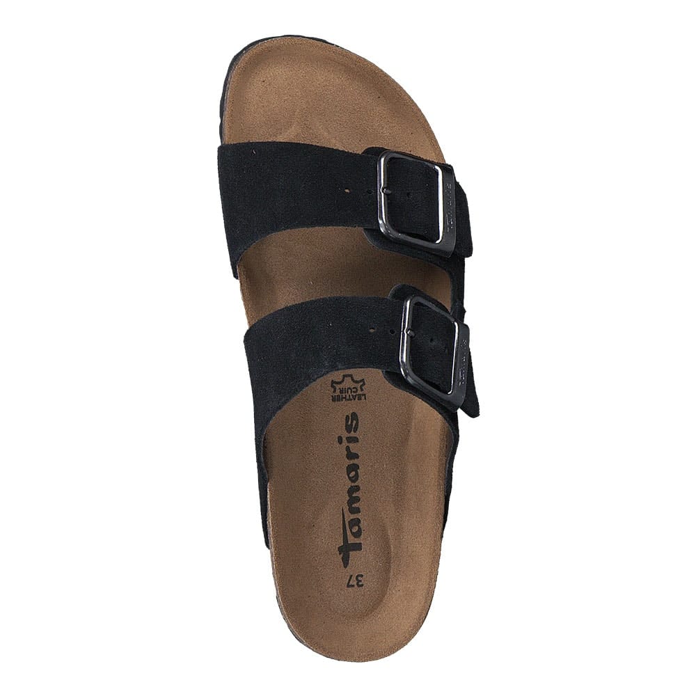 Tamaris Slippers sko med spænde set ovenfra