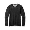 Varm sort uldundertøjstrøje Intraknit Merino 200 Crew til herre fra Smartwool.