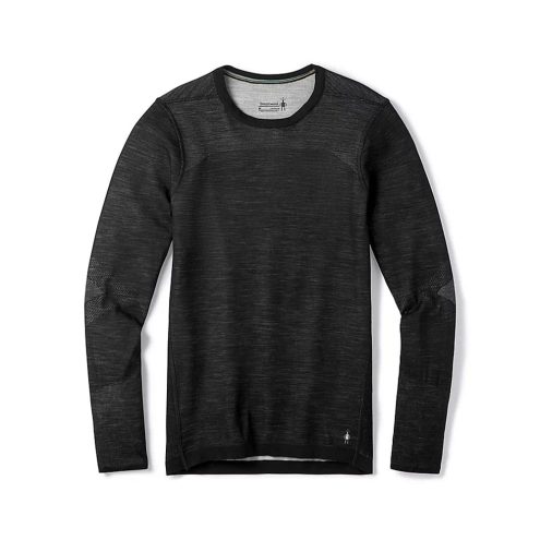 Varm sort uldundertøjstrøje Intraknit Merino 200 Crew til herre fra Smartwool.