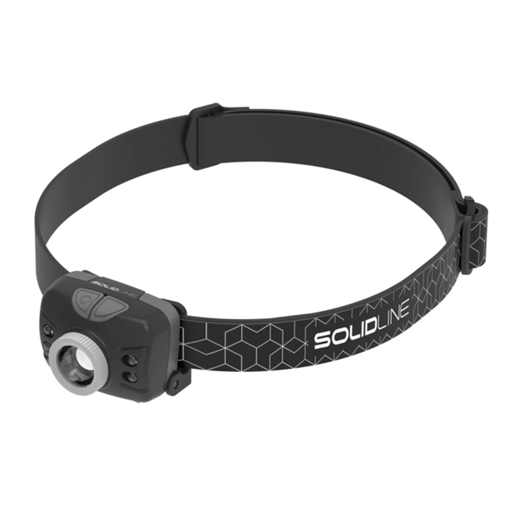 Behagelig pandelampe med 350 lumen fra Ledlenser Solid Line SH5.