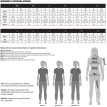Størrelsesguide til dame fra Black Diamond.