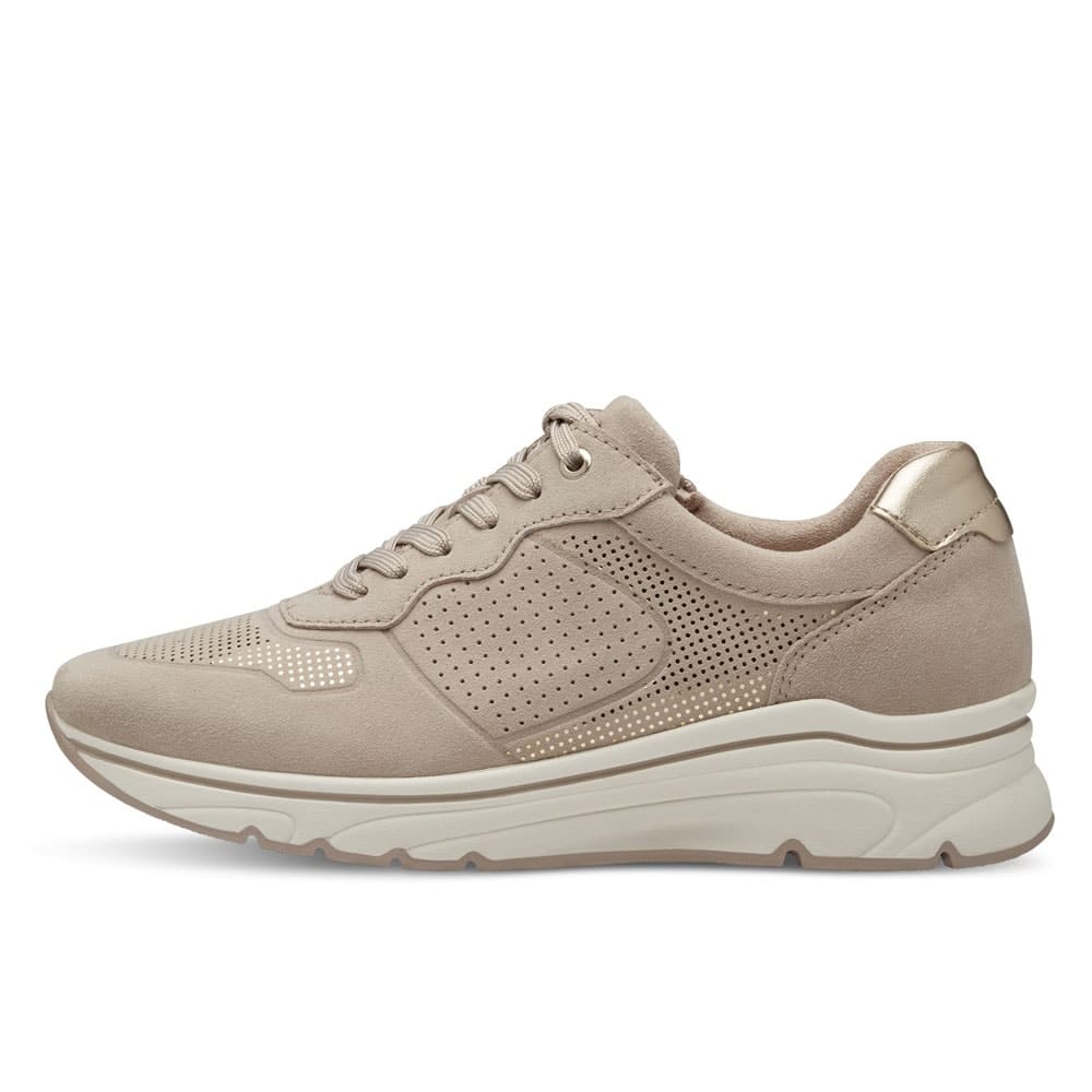 Udvendig profil af Stilren og moderne Tamaris Sneaker hverdagssko (dame)