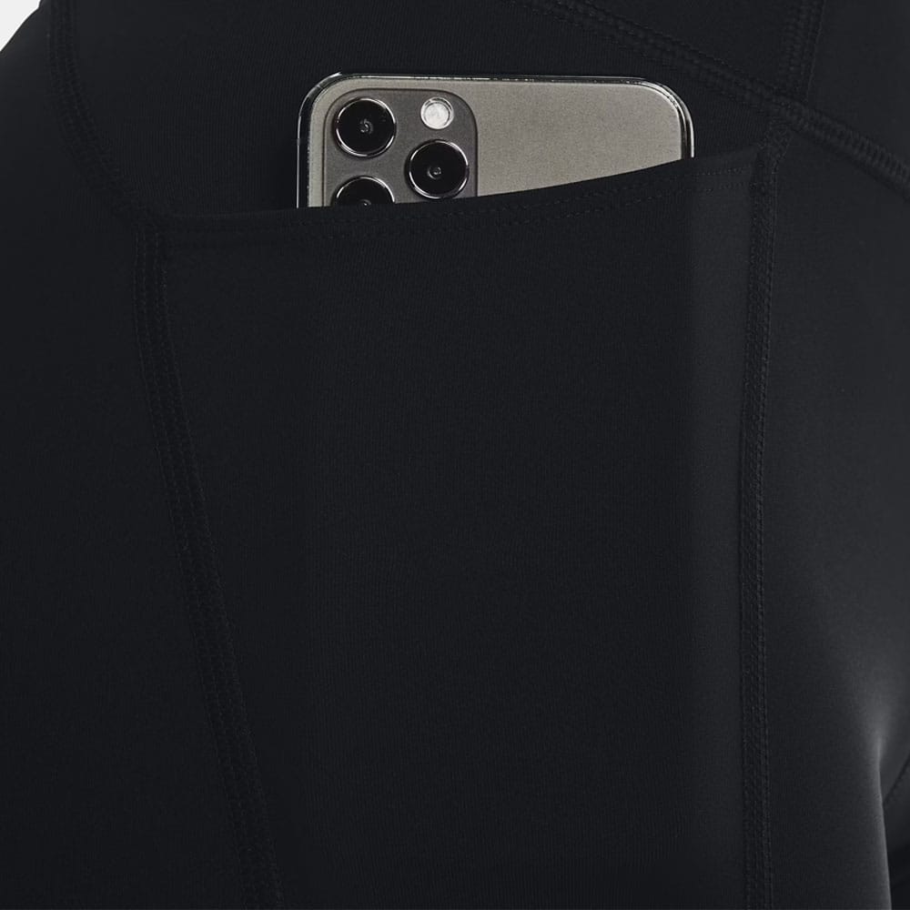 yderside med lomme på Under Armour UA Launch Tights træningstights (dame)