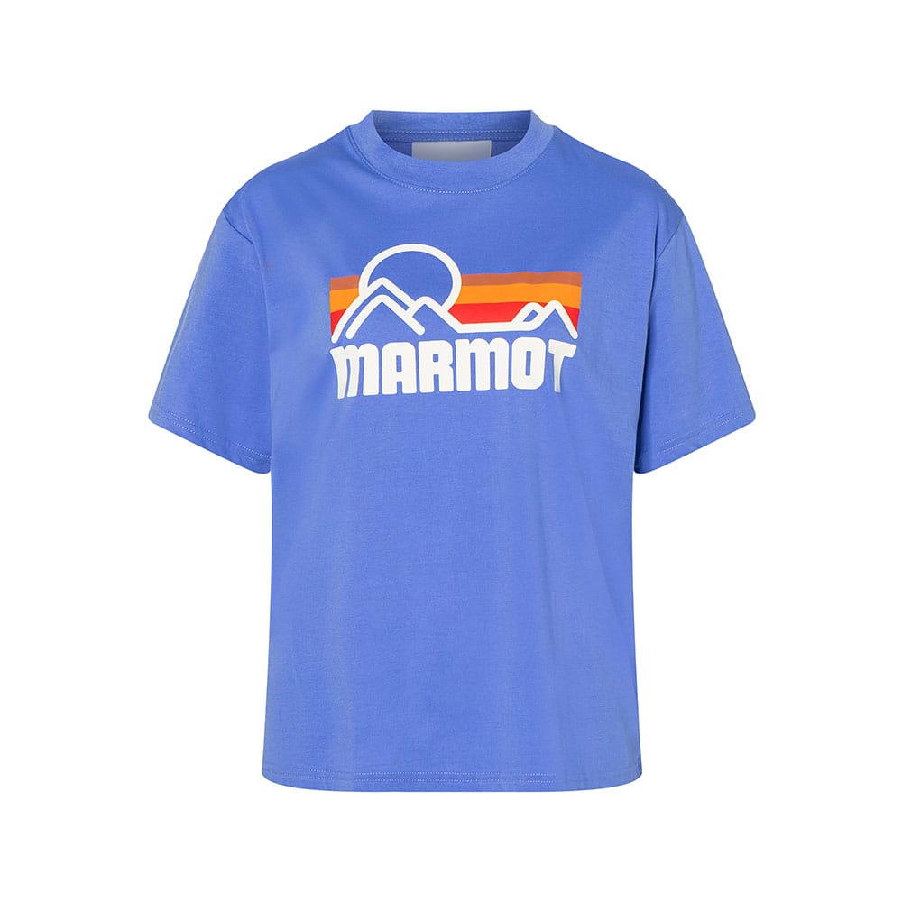 Marmot Women's Coastal Tee T-shirt forside blå