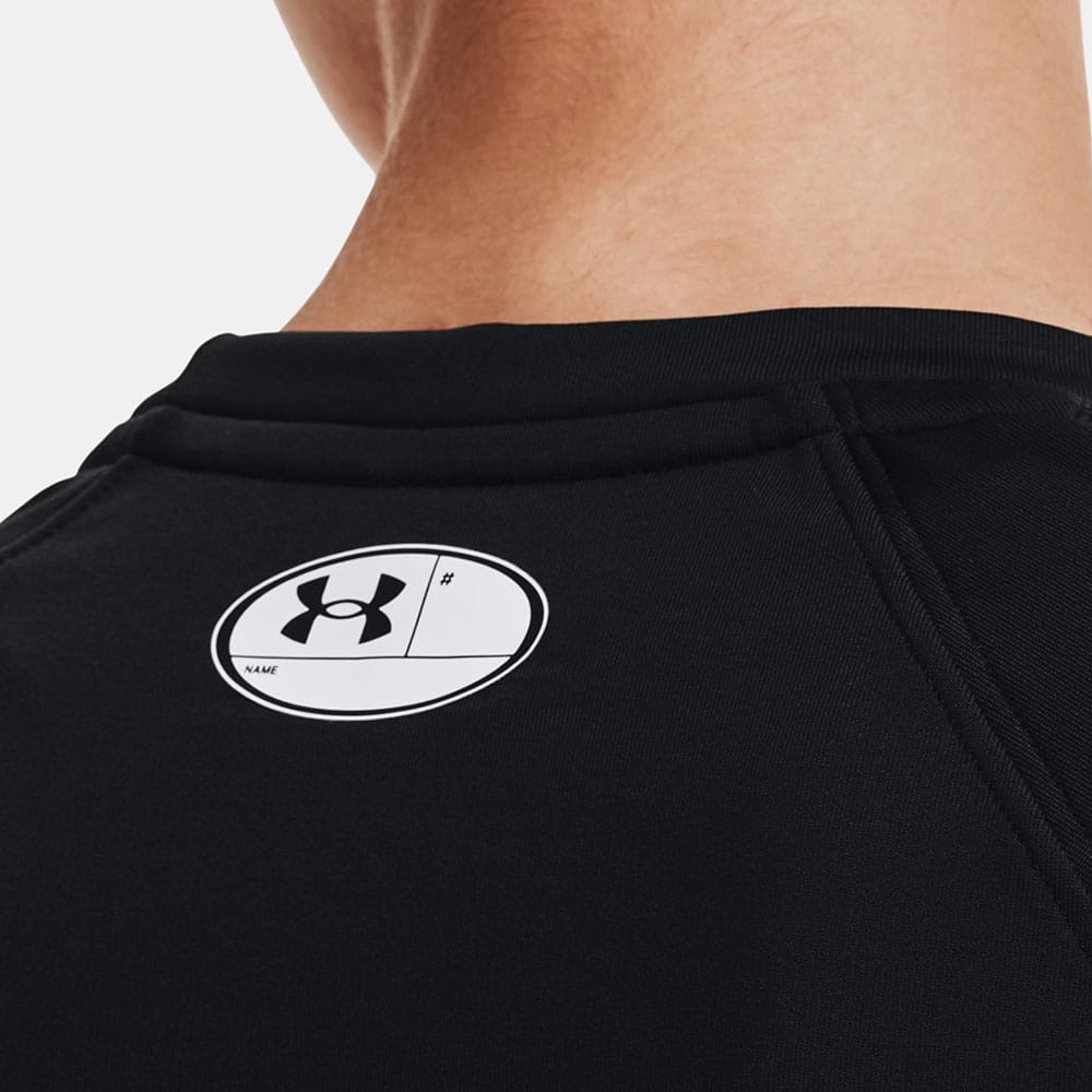 logo på Under Armour UA Coldgear Authentics Crew træningstrøje (dame)