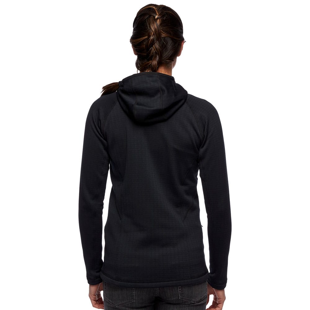 Bagsiden af Black Diamond Factor Hoody sort