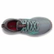 Et stabilt og pålideligt par Saucony Xodus Ultra 2 trailsko (dame) set ovenfra - med god snøring