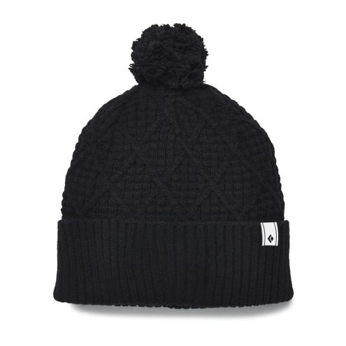 Sort varm hue fra Black Diamond Cable Cuff Pom.