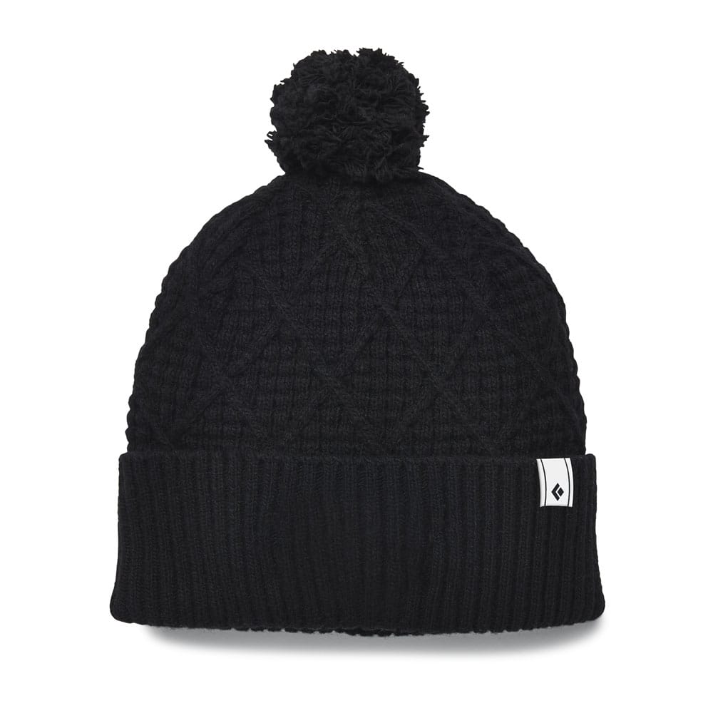 Sort varm hue fra Black Diamond Cable Cuff Pom.