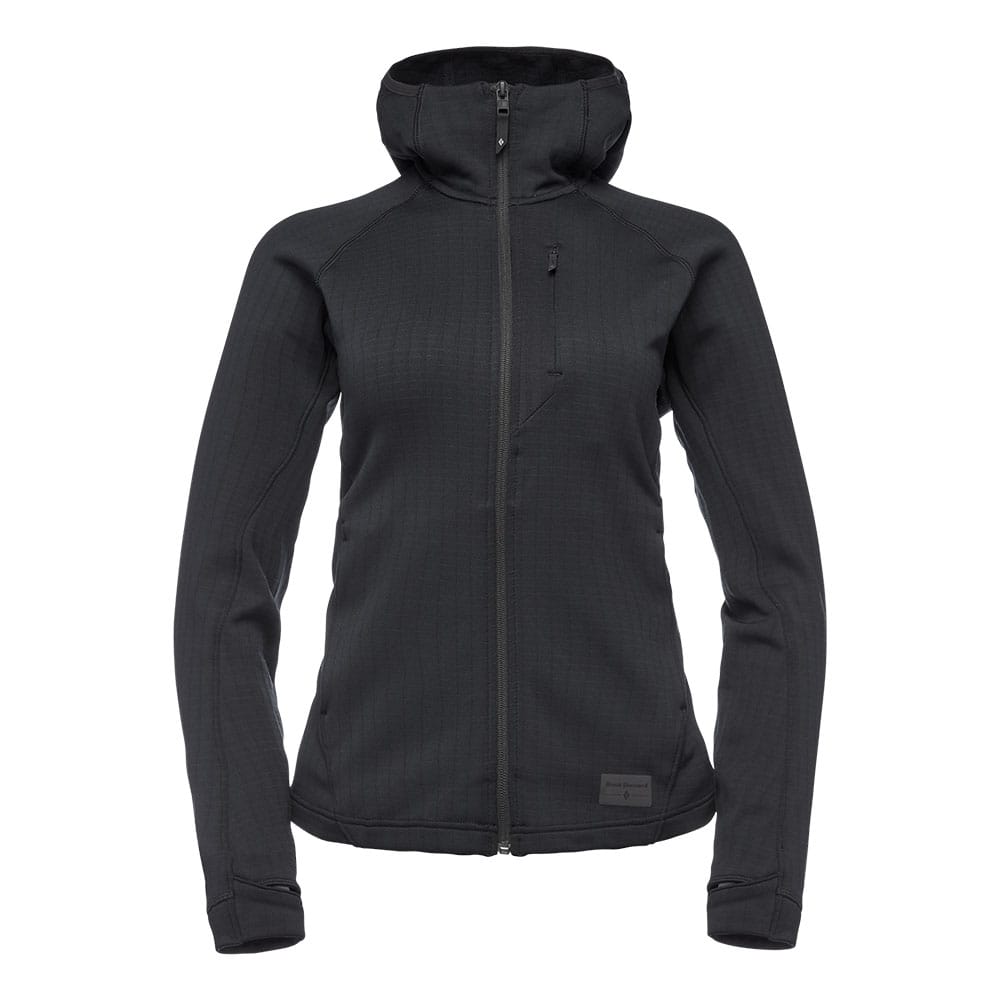 Varmt mellemlag fra Black Diamond Factor Hoody sort