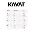Kavat Nyhammar størrelsesguide