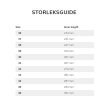 Størrelsesguide.