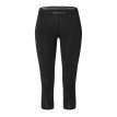 Super.natural varmt uldundertøj til dame med Base 3/4 Tight 230 i farven sort.