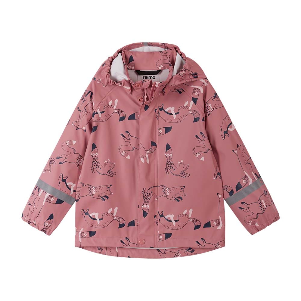 Reima Vesi lasten sadetakki värissä Rosa Blush (vaaleanpunainen, kuviollinen)