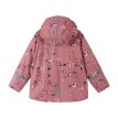 Reima Vesi lasten sadetakki värissä Rosa Blush (vaaleanpunainen, kuviollinen)