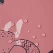 Reima Vesi lasten sadetakki värissä Rosa Blush (vaaleanpunainen, kuviollinen)