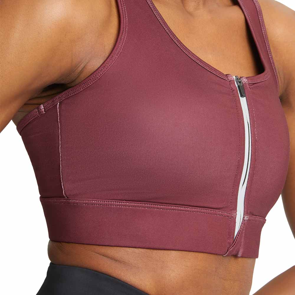 Röhnisch Essential Zip Sportsbra urheiluliivit (naiset) värissä port royal mallilla