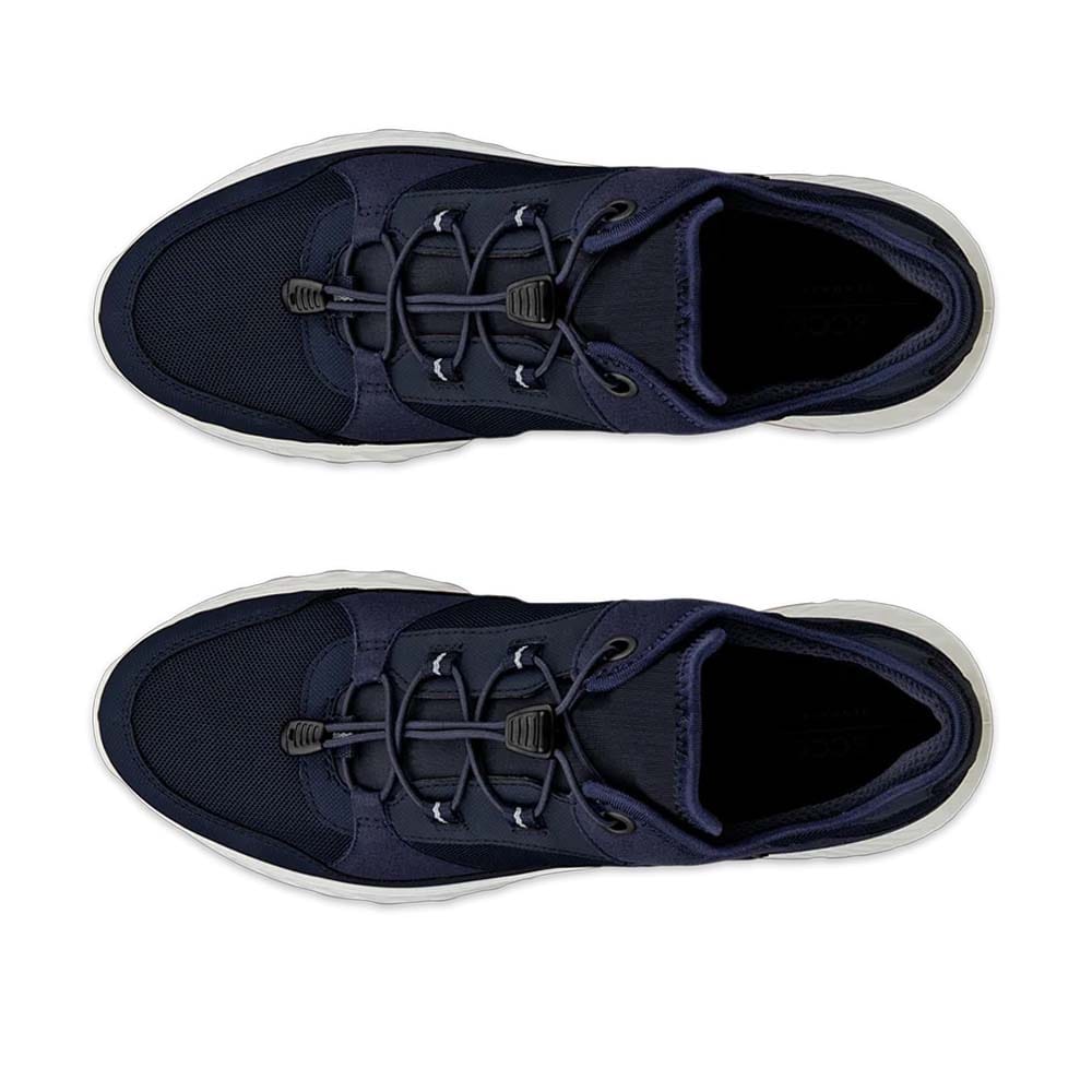 Ecco Exostride M Low GORE-TEX® tennarit vetonauhalla (miehet) ylhäältä kuvattuna
