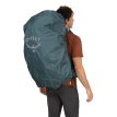Osprey Farpoint Trek 55 sininen mallilla