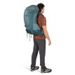 Osprey Farpoint Trek 55 sininen mallilla
