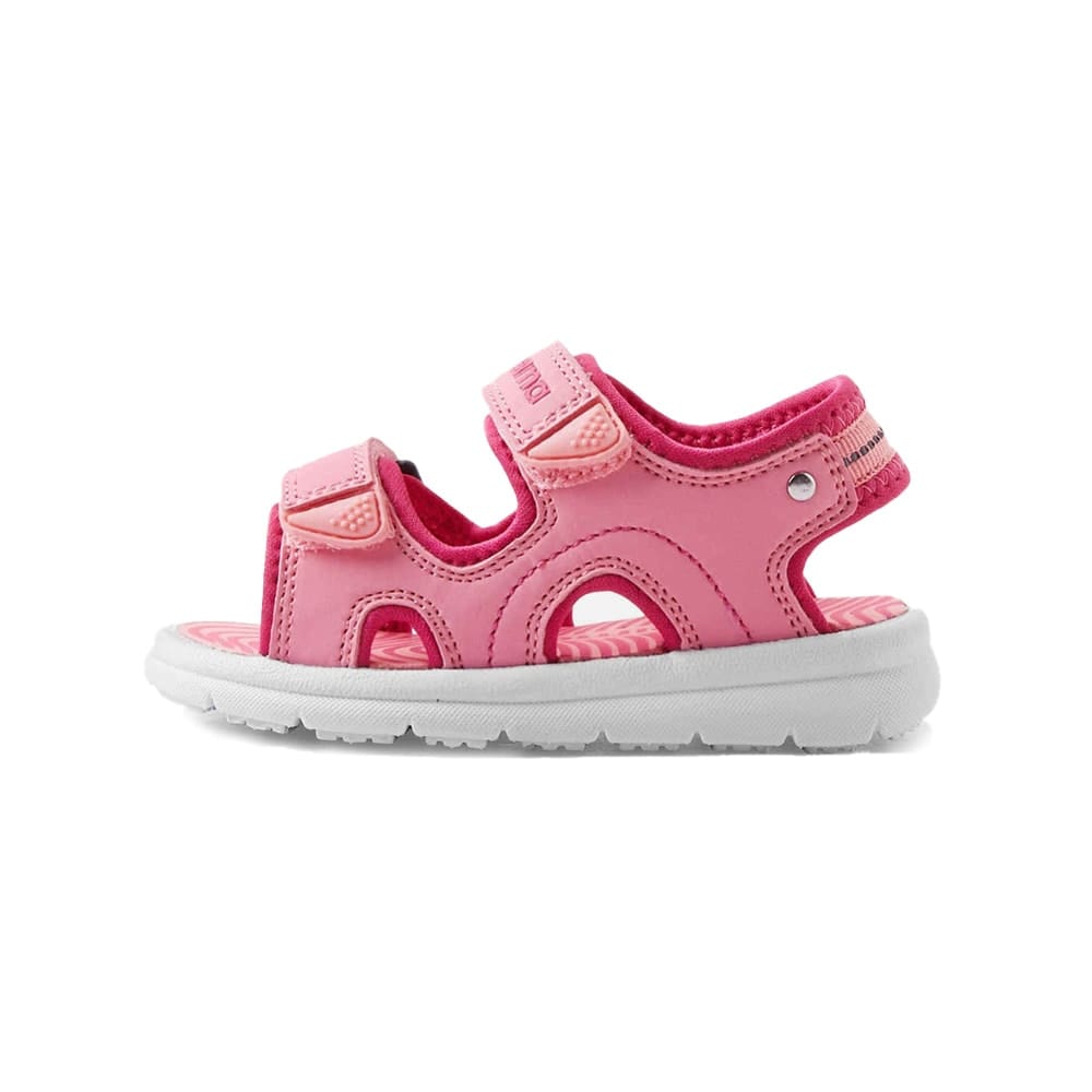 Vedenkestävä Reima Sandals Bungee kesäsandaalit (lapset) vaaleanpunaisena