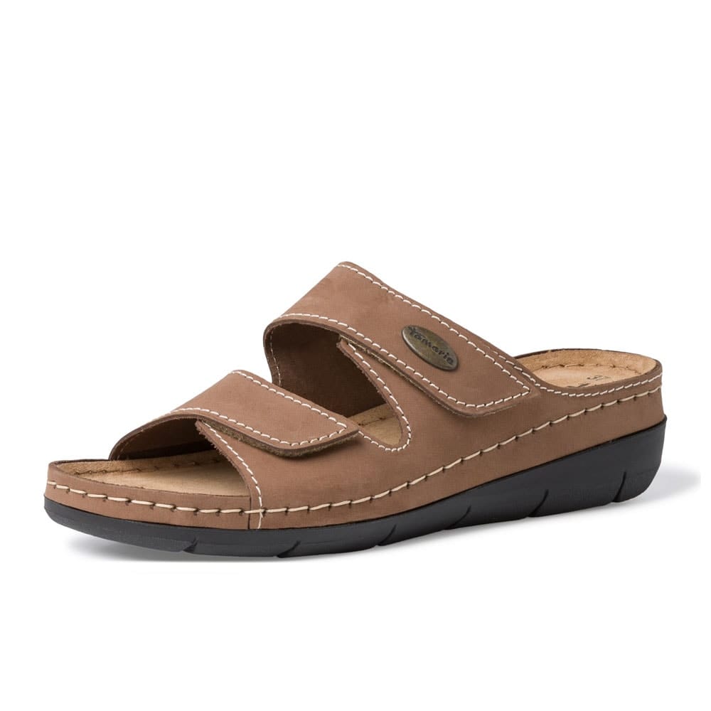 Ilmavat ja mukavat Tamaris Slippers tossut (naiset) viistosti edestä