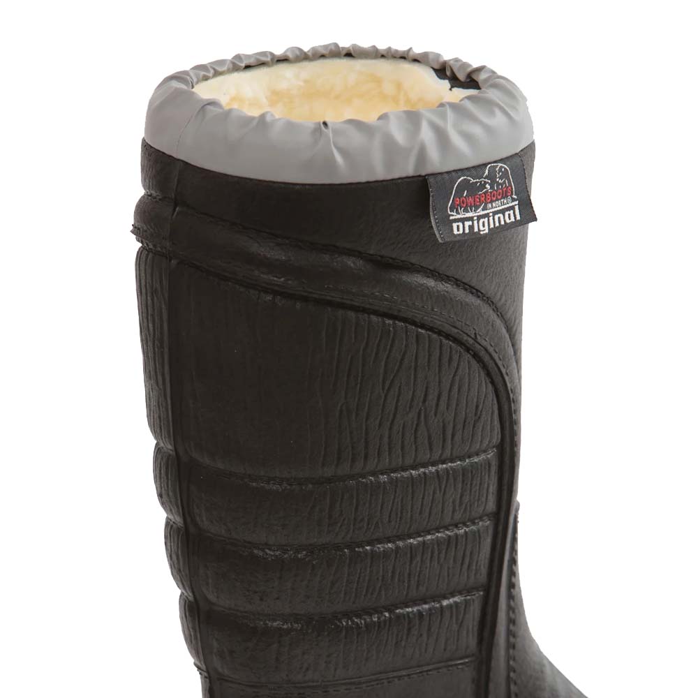 Lähikuva mukavasta vuoresta Powerboots Original High – Korkea talvisaapas.