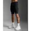 2XU Aero Mesh Compression Shorts (miehet) musta
