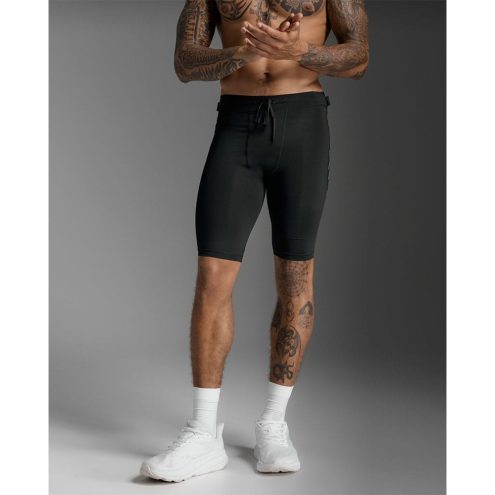 2XU Aero Mesh Compression Shorts (miehet) musta
