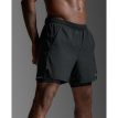 2XU Aero Mesh 2-in-1 5 inch Shorts (miehet) musta
