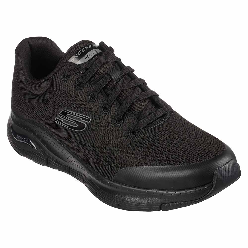 Mukavat kävelykengät Skechers Men's Arch Fit värissä musta