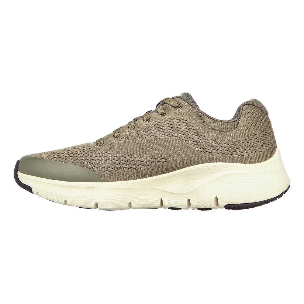 Olive-väriset kävelykengät Skechers Men's Arch Fit