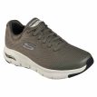 Mukavat kävelykengät Skechers Men's Arch Fit värissä olive