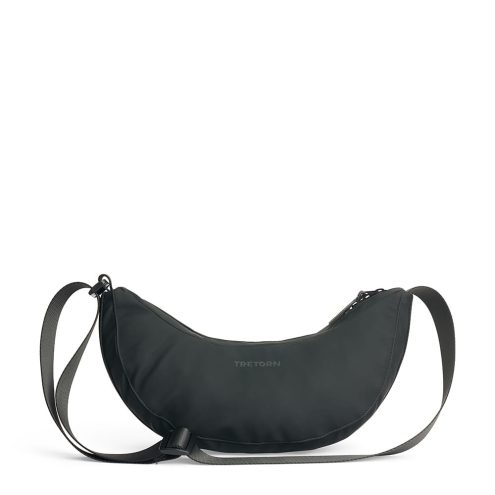 musta Tretorn PU Moon Bag olkalaukku (unisex)