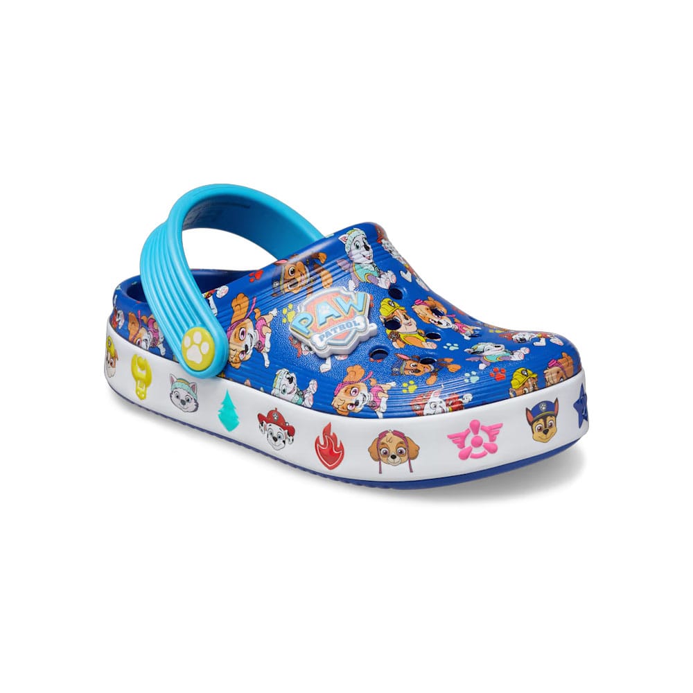 Crocs Paw Patrol Off Court Clog (lapset) viistosti edestä