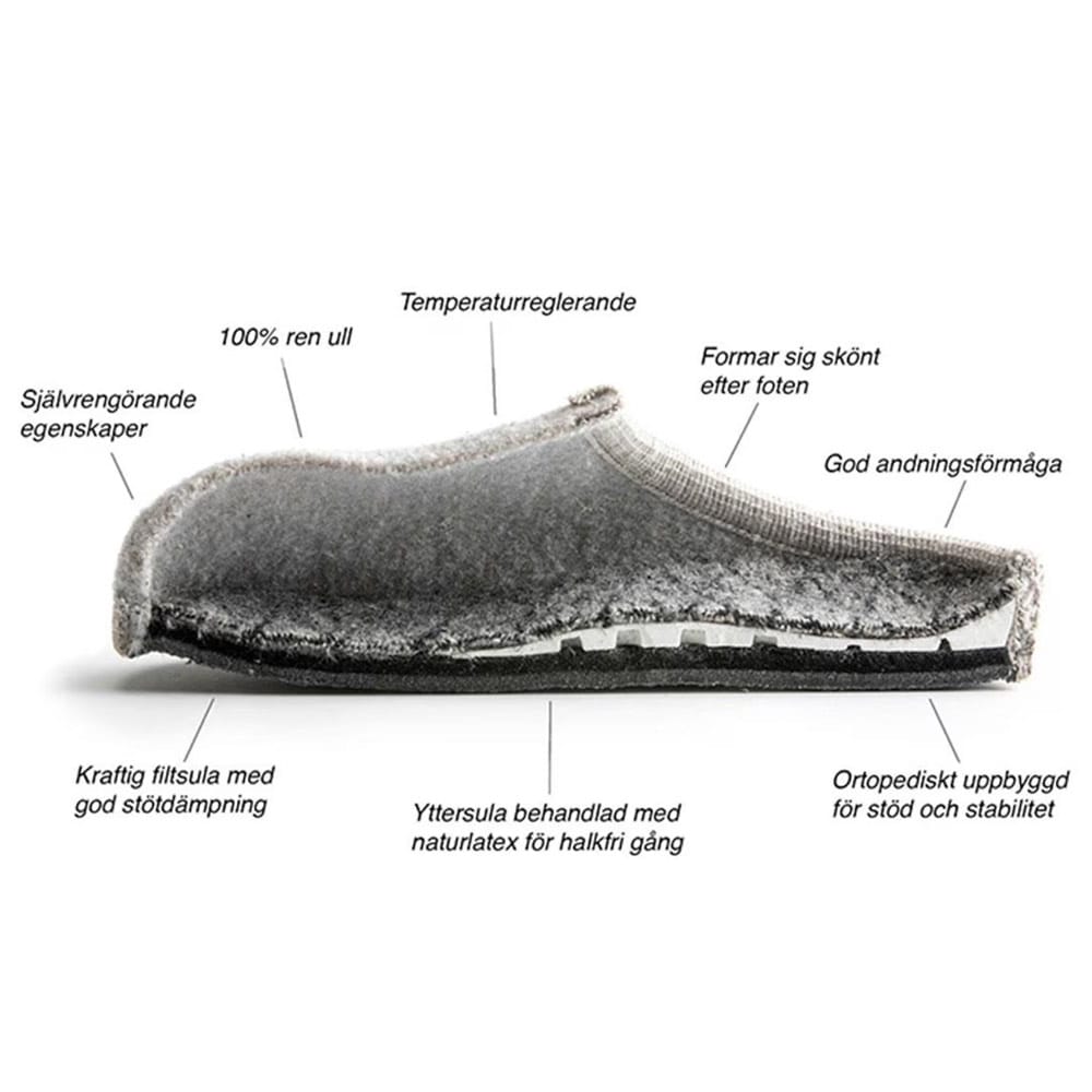 Ulle Stripe tossut (unisex) tekniset tiedot