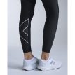 2XU Aero Mesh Hi-Rise Compression Tights (naiset) mustana