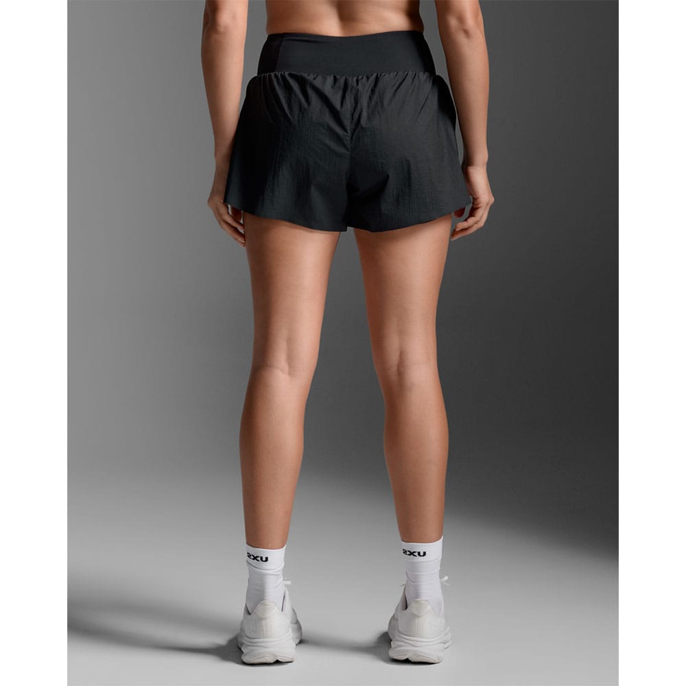 2XU Aero Hi-Rise 2-in-1 3 inch Shorts (naiset) musta