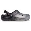 Crocs Classic Glitter-Lined Clog värissä Black/Silver