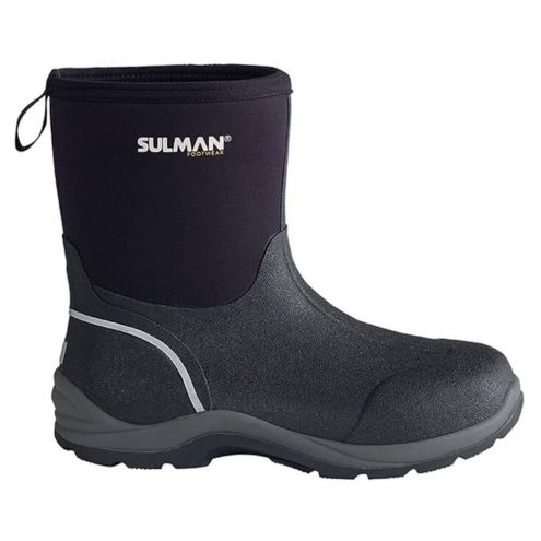 Sulman Neon Plus kumisaappaat (naiset) mustana värinä